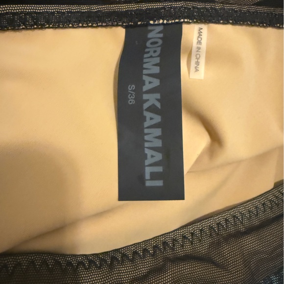 REVOLVE Norma Kamali Diana Mesh Dress | Small | Black - Picture 6 of 6